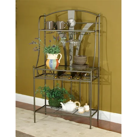 Molten Bronze Baker's Rack